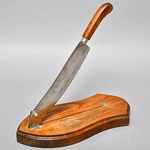 Винтажная Ручная Хлеборезка - Нож, сталь R.S.THIERS INOX, Франция 70 -е годы ХХ века..
