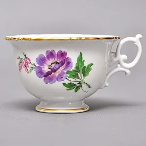 Фарфоровый Чайный Сервиз на 6-ть персон «Мейсенский букет», MEISSEN Германия, 1924 - 1934 годы.