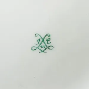 Коллекционная Фарфоровая Ваза с ручками «Цветы - Летний Букет», Германия середина ХХ века.