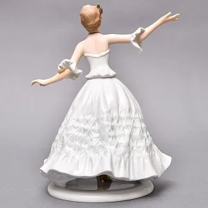 Большая Коллекционная Фарфоровая статуэтка «Танцовщица», ВАЛЕНДОРФ - WALLENDORF  Германия.