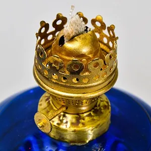 Старинная Лампа Керосиновая «ПРОВАНС» Металл / Стекло, первая половина ХХ века.