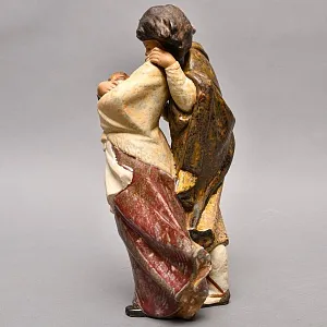 Большая Коллекционная Фарфоровая статуэтка «Ветер в лицо», серия Грес Lladro Испания.