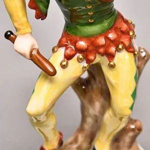 Редкая Фарфоровая статуэтка «КЛОУН В КАПЮШОНЕ», ROSENTHAL Германия, 1983 - 1991 годы. 