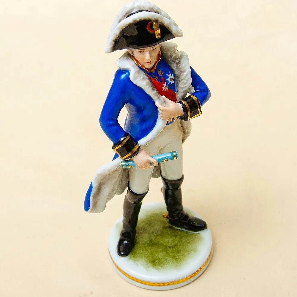 Редкая! Фарфоровая Cтатуэтка «Маршал NEY» из серии «Армия Наполеона», KAISER -1979 год.