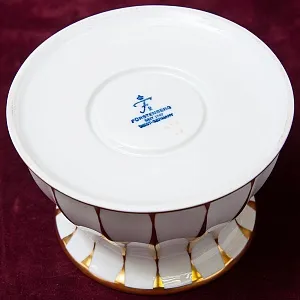 Чайный Сервиз в стиле АМПИР на 12 персон - 42 предмета, Furstenberg, Германия середина ХХ века.