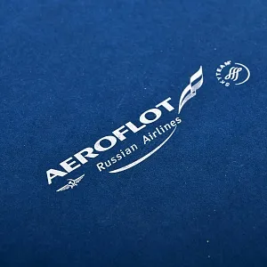 Коллекционная Юбилейная Тарелка - Блюдо «Аэрофлот - 95 лет», ИФЗ Россия - 2018 год.