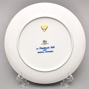 Коллекционная Фарфоровая Тарелка - Блюдо «Городской Собор зимой», Hutschenreuther Германия - 1979 год. 