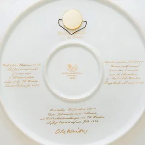 Коллекционная Тарелка - Блюдо «РОЖДЕСТВО -1978 год» Фарфор, Hutschenreuther, Германия.