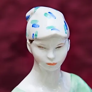 Редкая! Коллекционная Авторская Фарфоровая статуэтка «На Этюдах», ДФЗ - Дулево, СССР 50 гг. 