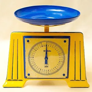 Винтажные Бытовые Кухонные Механические весы на 10 кг., EFFEM Швеция - 1980 год.