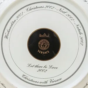 Коллекционная Тарелка - Блюдо «Впустите Любовь» Фарфор, VERSACE, Rosenthal Германия -2002 год.