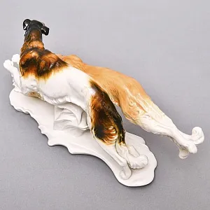Редкость! Фарфоровая Статуэтка Пара Собак «Две Борзые», Karl Ens Германия, первая половина ХХ века.