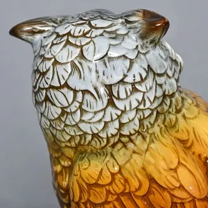 Коллекционная Фарфоровая статуэтка «МУДРАЯ СОВА», Карл Энс / Karl Ens Германия, начало ХХ века. 