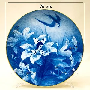 Коллекционная Тарелка - Блюдо «ДЮЙМОВОЧКА» Фарфор, MEISSEN / МЕЙСЕН Германия -1987 год.
