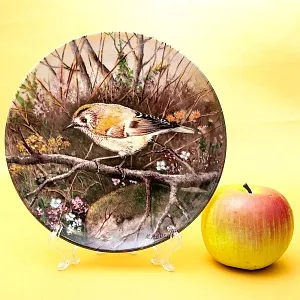 Коллекционная Тарелка «Королек» Фарфор, Tirschenreuth Германия -1992 год.