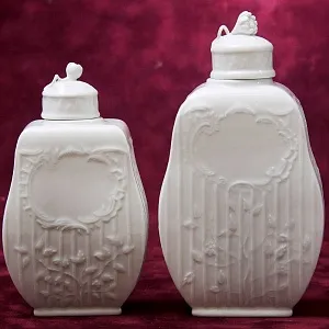 Две Коллекционные Фарфоровые Чайницы,  KPM Berlin, Германия, середина ХХ века.