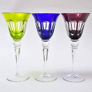 Редкость! Набор Хрустальных Бокалов для вина «Quelle», NACHTMANN Германия, 70 -е годы ХХ века.