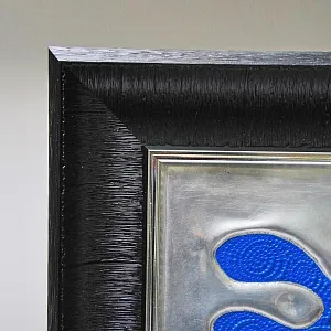 Памятное Подарочное Панно - Картина «Советский гусеничный экскаватор Э-652», Металл, СССР. 