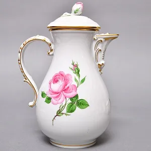 Фарфоровый Чайный Сервиз «РОЗА Мейсена» на 6-ть персон, MEISSEN / МЕЙСЕН Германия. 