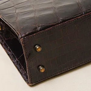 Дамская Сумка из Натуральной Крокодиловой Кожи Западная Германия 50-гг.