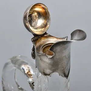 Винтажный Хрустальный ГРАФИН КУВШИН ДЕКАНТЕР, Франция середина ХХ века. 