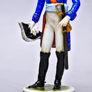 Редкая! Фарфоровая Cтатуэтка «Маршал Жан Ланн - Lannes» из серии «Армия Наполеона», KAISER Германия.