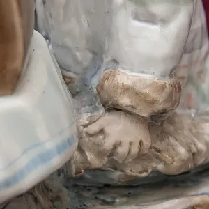 Большая Коллекционная Фарфоровая статуэтка «Дальний Север», Россия ДФЗ Дулево.