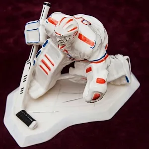 Коллекционная Фарфоровая Статуэтка «Вратарь - Хоккей - Спорт» Россия.