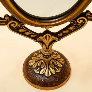 Классическое Настольное Двухстороннее Будуарное Зеркало, Бронза, Франция, середина ХХ века.