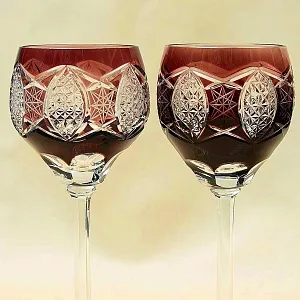 Набор 6-ть Хрустальных Бокалов для вина «Amsterdam» Германия, 70-е гг.