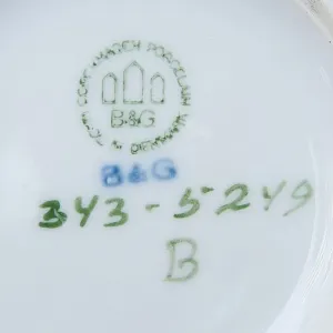 Фарфоровая Ваза «Цветы Шиповника», B&G Copenhagen Porcelain, Дания - 1962-1970гг.