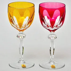 Набор «Тет-а-Тет» Пара Хрустальных Бокалов серия «BERTTA», NACHTMANN Германия, 70 -е годы.