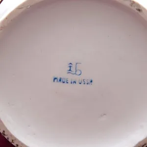 Агитационная! Подарочная Фарфоровая Ваза «Госкомспорт СССР» Барановский ФЗ CCCР - 70 гг.