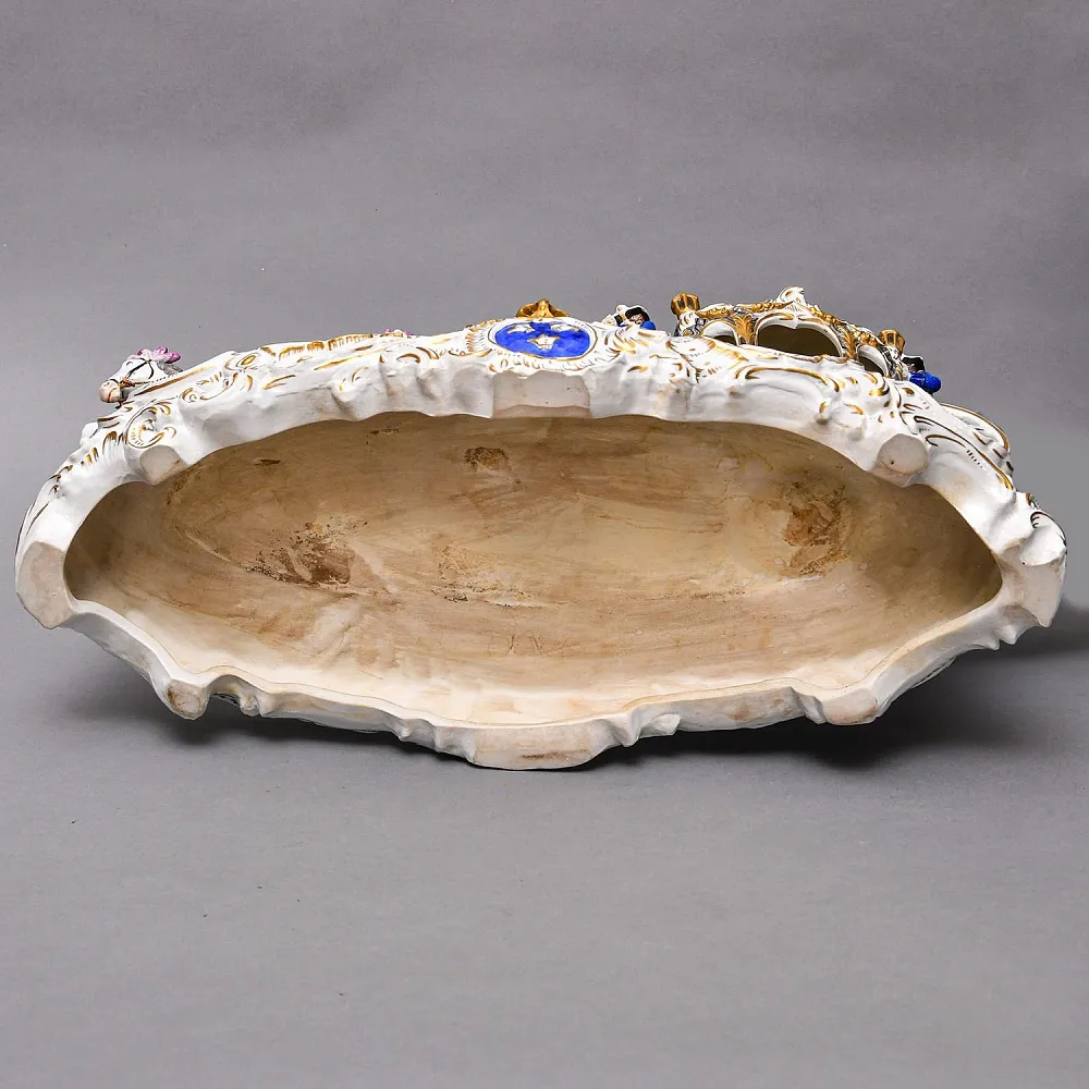 Редкость! Большая Фарфоровая статуэтка «КАРЕТА», SITZENDORF Германия, середина ХХ века.