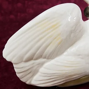 Большая Статуэтка Птица - Попугай - Какаду Малуккский, фарфор ИФЗ, Россия.