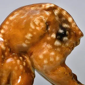 Коллекционная Фарфоровая статуэтка «Пятнистый Олененок», Hutschenreuther Германия, 50-е гг.