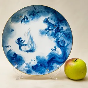 Коллекционная Тарелка - Блюдо «РУМПЕЛЬШТИЛЬЦХЕН» Фарфор, MEISSEN / МЕЙСЕН Германия.