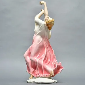 Редкость!!! Большая Фарфоровая Статуэтка «Айседора Дункан», Карл Энс / Karl Ens,  Германия, 30-е гг.