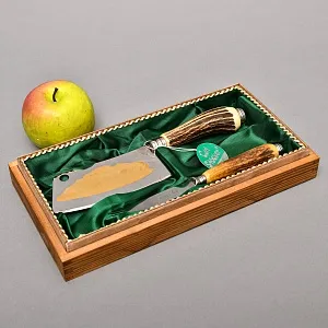 «Охота» - Набор для разделки дичи в деревянной коробке, Германия, Wickuler Solingen, 80 -е гг.