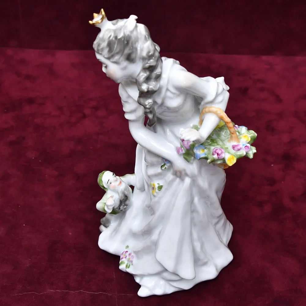 Редкость!!! Авторская Фарфоровая статуэтка «ПРИНЦЕССА И ГНОМ», ROSENTHAL Германия, 1974 - 1982 годы.