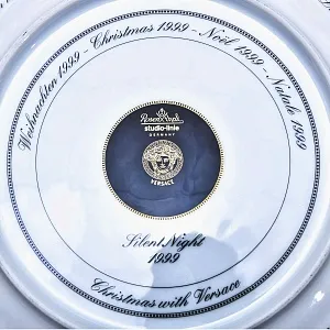 Коллекционная Тарелка - Блюдо «ТИХАЯ НОЧЬ» Фарфор, VERSACE, Rosenthal Германия -1999 год.