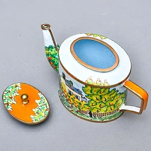 Декоративный Коллекционный Медный чайник «ДОМ ХУДОЖНИКА», Goebel Германия, конец ХХ века.