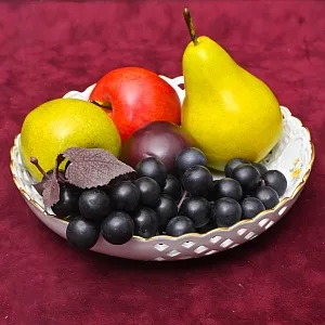 Сервировочная Тарелка - Блюдо - Сухарница «МАК», Фарфор MEISSEN Германия.