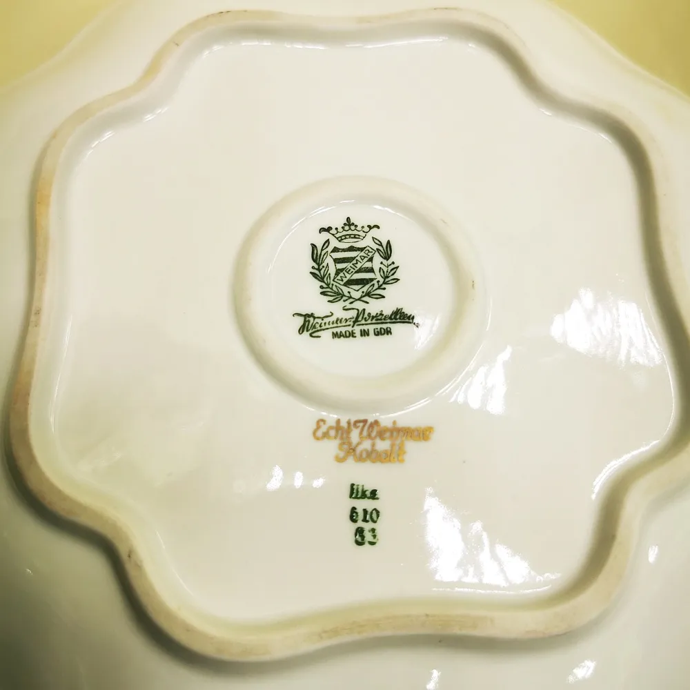 Коллекционное Сервировочное Блюдо Тарелка Фарфор WEIMAR Германия -50-е гг.