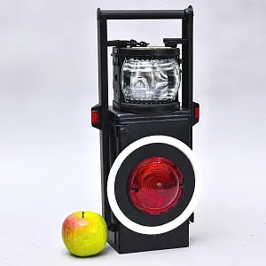 Большой Винтажный Железнодорожный Сигнальный Вагонный Фонарь, СССР.