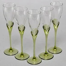 Рюмки из коллекции «Papyrus» - 5 шт., Хрусталь Rosenthal Studio Line, Германия - 1960 -1969 годы.