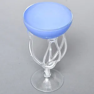 Авторские Стеклянные Фужеры для шампанского - Креманки, Италия вторая половина ХХ века.