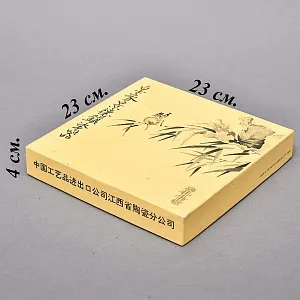 Коллекционная Номерная Тарелка «Китайские мастерицы шелка» Фарфор, Китай -1990 год.