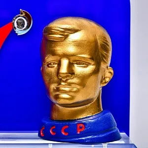 Редкость! Настольное Агитационное Панно «Гагарин - Ракета - Космос - 12 апреля 1961», СССР.