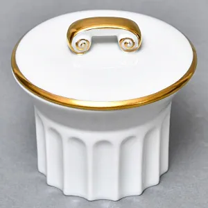  Фарфоровый Кофейный сервиз тет-а-тет «Греческие колонны» 8 предметов, Furstenberg Германия.